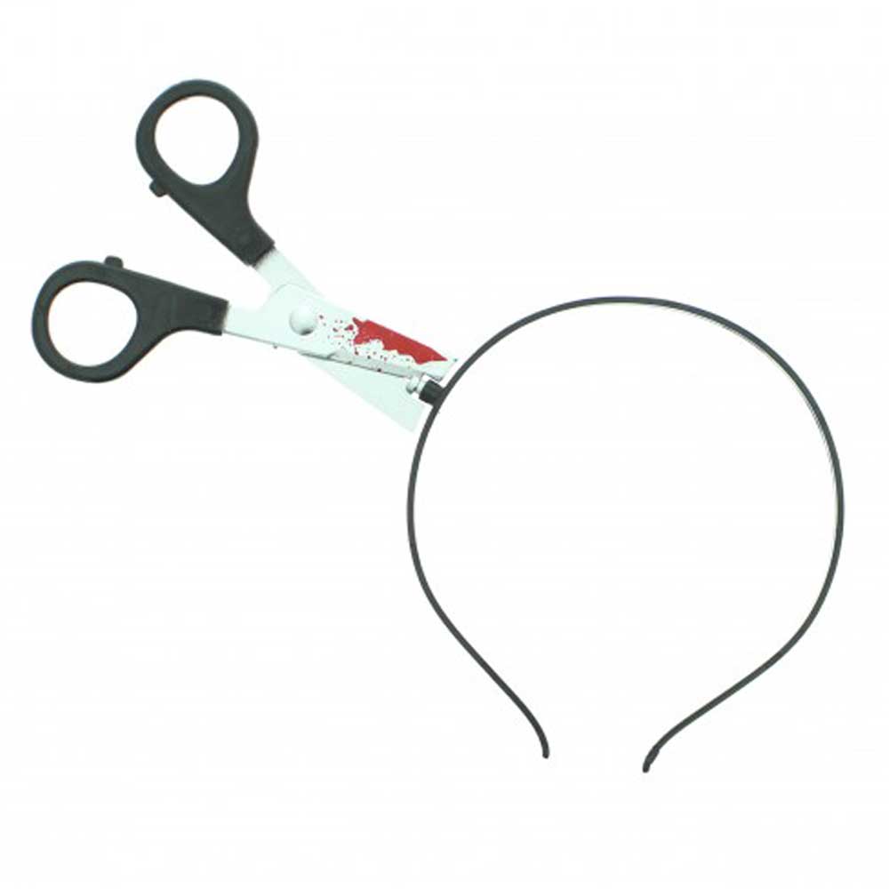 Zac's Alter Ego - Halloween Bloody scissors Costume Headband - Multicolours